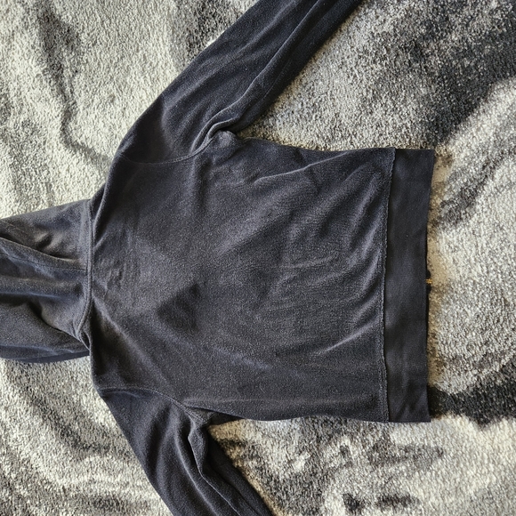 VS 2 Piece Black Terry Lounge Set L - Picture 6 of 13